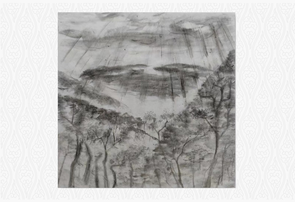 一闲夏雨之三-何建章